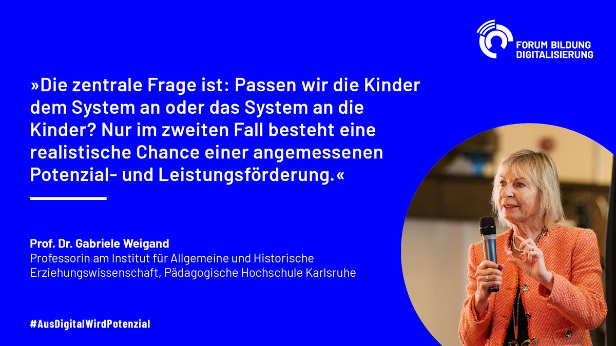 ForumBilDig's tweet photo. Welche Chancen bietet die Digitalisierung für ein inklusiveres Konzept von Bildung? Im Interview in #PlanBD sprechen Prof. Dr. Gabriele Weigand und Dr. Pia Rother über diese Frage und die Rolle, die der Ganztag dabei spielt. #twlz @uni_kassel
👉 https://t.co/r4f2hjIq6G https://t.co/jyu0qNif86