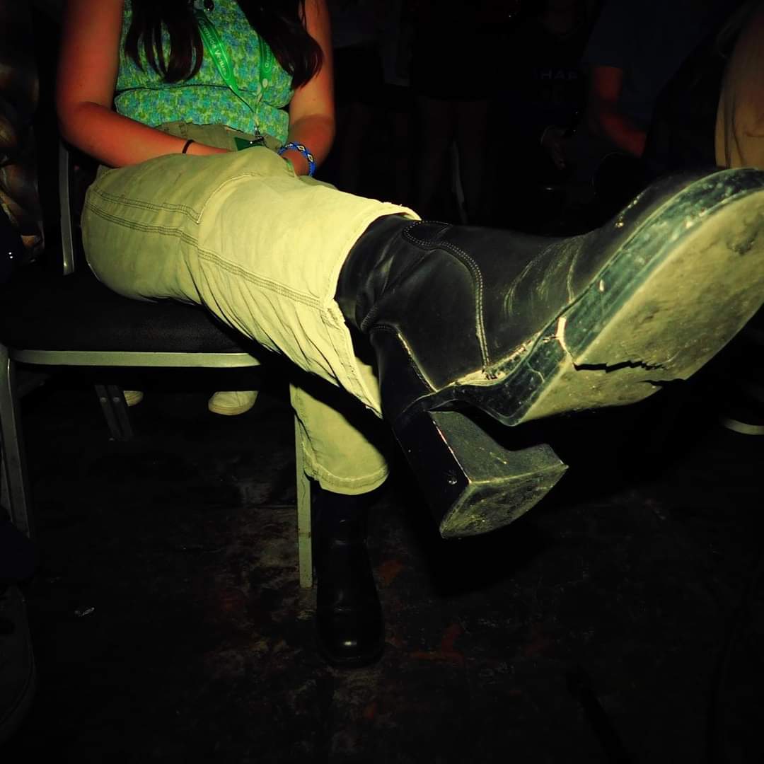 NevermoreHorror's tweet photo. More audience feet pics from last night's "all stars" edition of Serial Killer Cabaret.

Two more chances to get your shoes snapped by our in house photographer Jerry Brudos on the 11th or 14th

Tonight, 'Femme Fatale' edition is back. https://t.co/YkCP3Rf66m