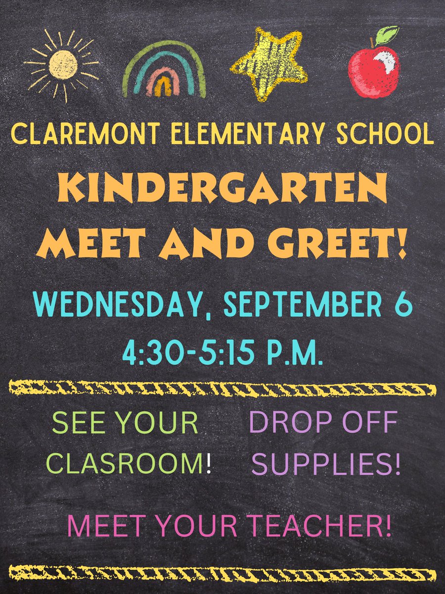 Pape_CES_FTPS's tweet photo. Looking forward to our CES Kindergarten Meet &amp; Greet!
Wednesday, September 6th https://t.co/igPcIuDjkJ