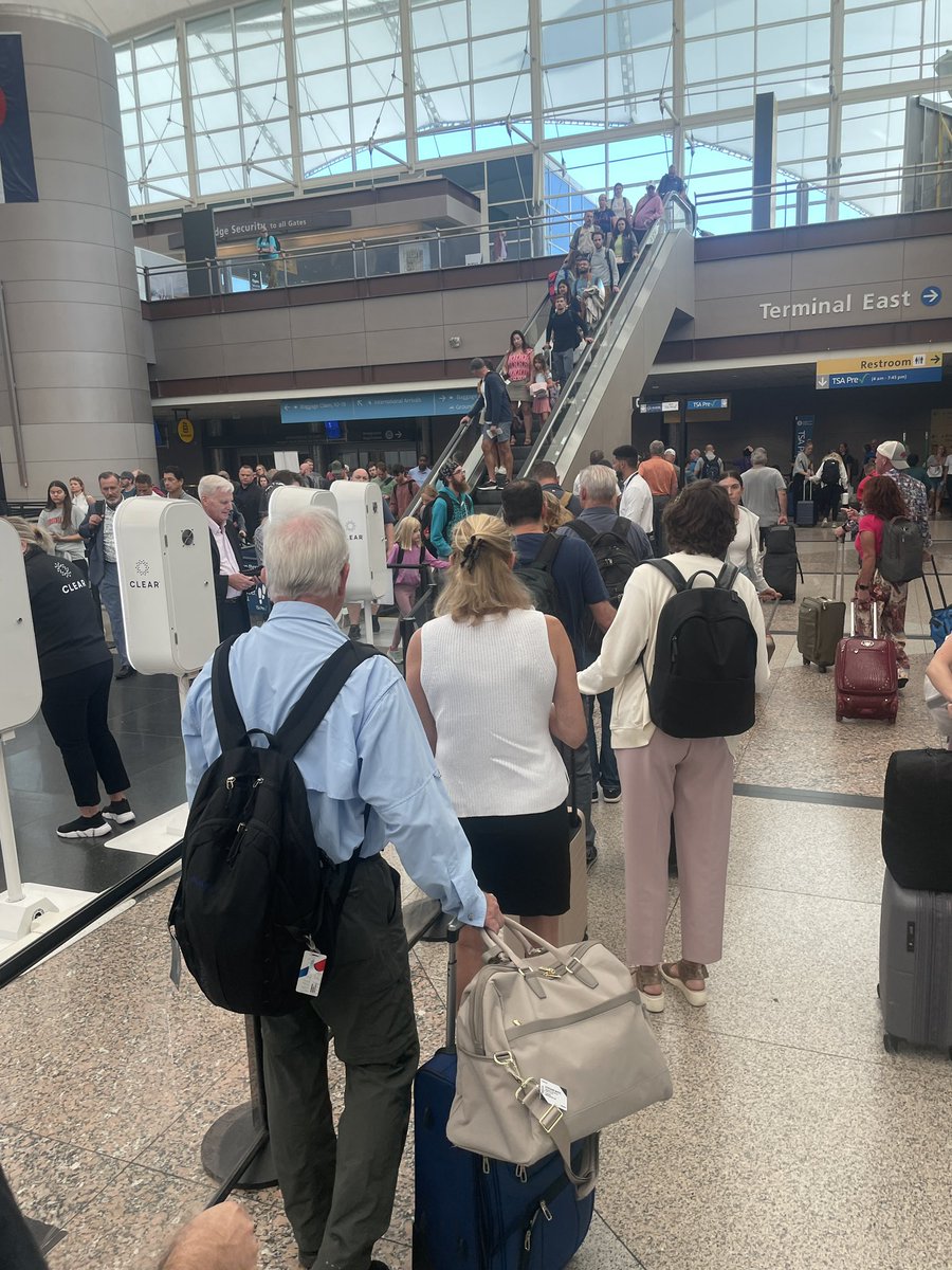 It’s officially no longer a good investment to get <a href="/Clear/">CLEAR</a> if you’re looking to travel quickly through <a href="/DENAirport/">Denver Int'l Airport</a>   This is INSANE.