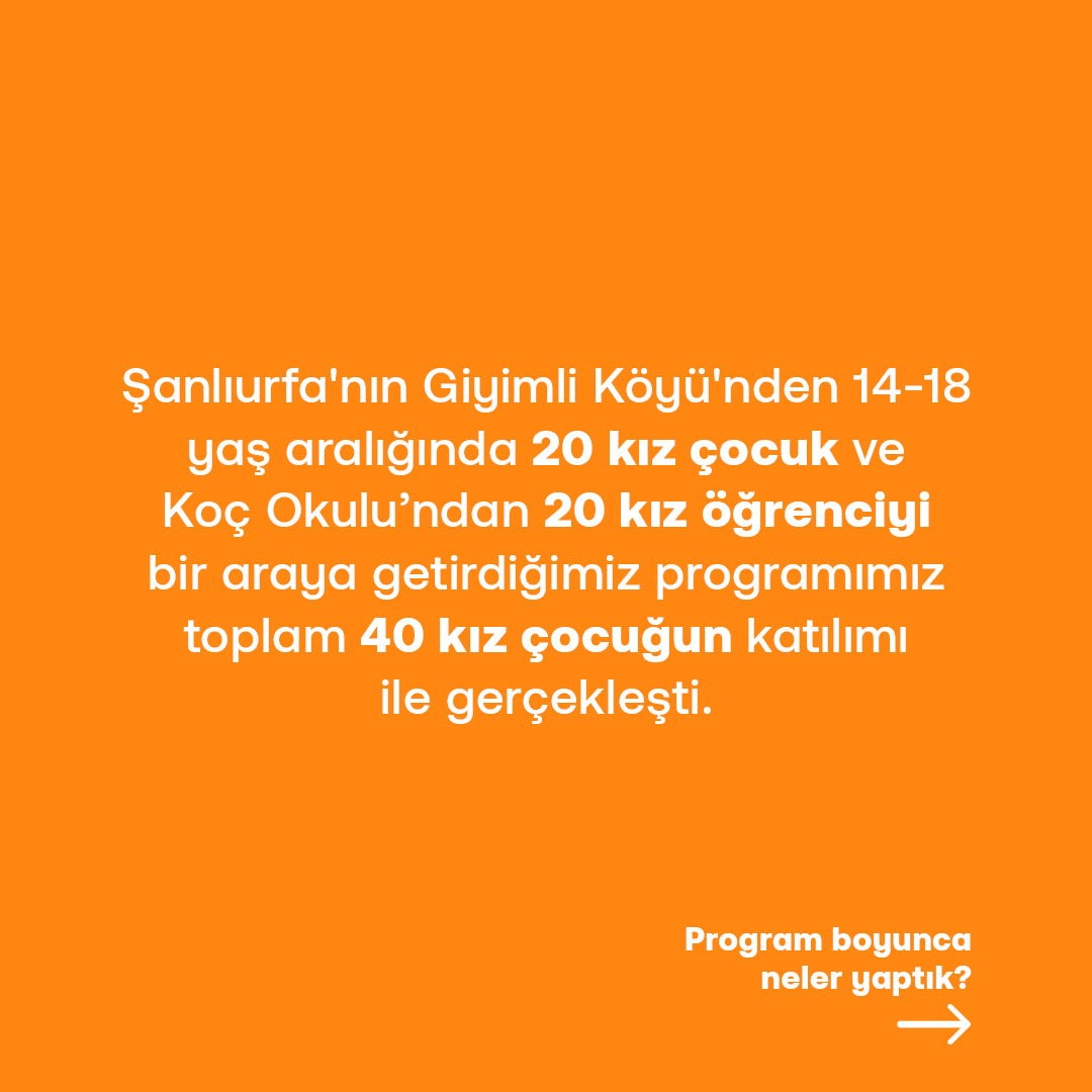 sunaninkizlari's tweet photo. Suna’nın Kızları olarak kız çocukların güvenli öğrenme imkanlarıyla tanışmalarına, birbirlerine öğrenme yoldaşı olmalarına, karşılaştıkları sorunları bir arada çözmelerine ve güçlenmelerine destek olacak platformlar oluşturarak yaşam boyu kullanabilecekleri beceriler https://t.co/fy1lZ6xOBv