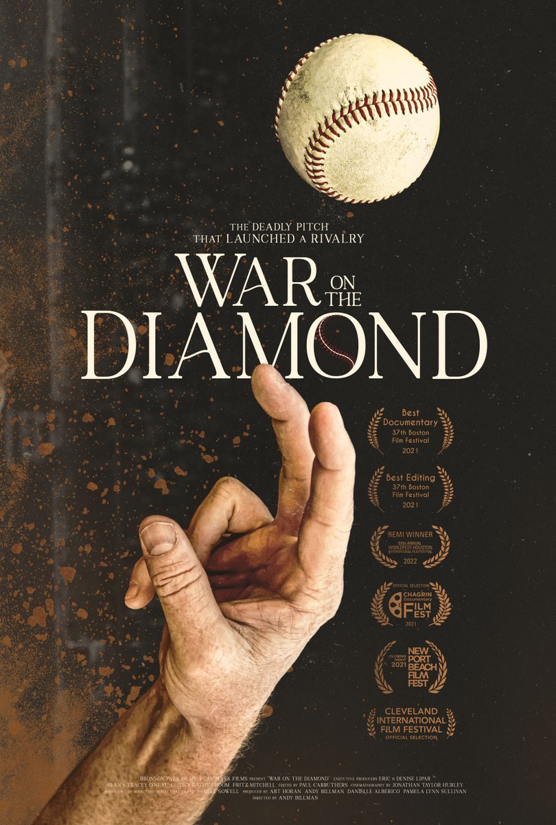 A new documentary, War on the Diamond, tells the story of Ray Chapman - the only MLB player killed by a pitch - and the 100-year rivalry between Cleveland and New York. Join us for a screening of the film and a conversation with its director on Aug. 16. ow.ly/UWFE50PvmYS