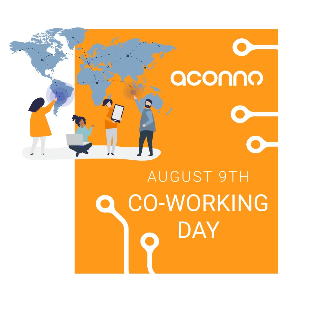 Speak with us: aconno.com/contact

Happy International Co-Working Day!

 #GlobalCollaboration #WorkplaceCommunity #GlobalWorkforce #PowerOfConnection #WorkplaceFlexibility #FutureOfWork #CoWorkingSpaces #ProfessionalGrowth