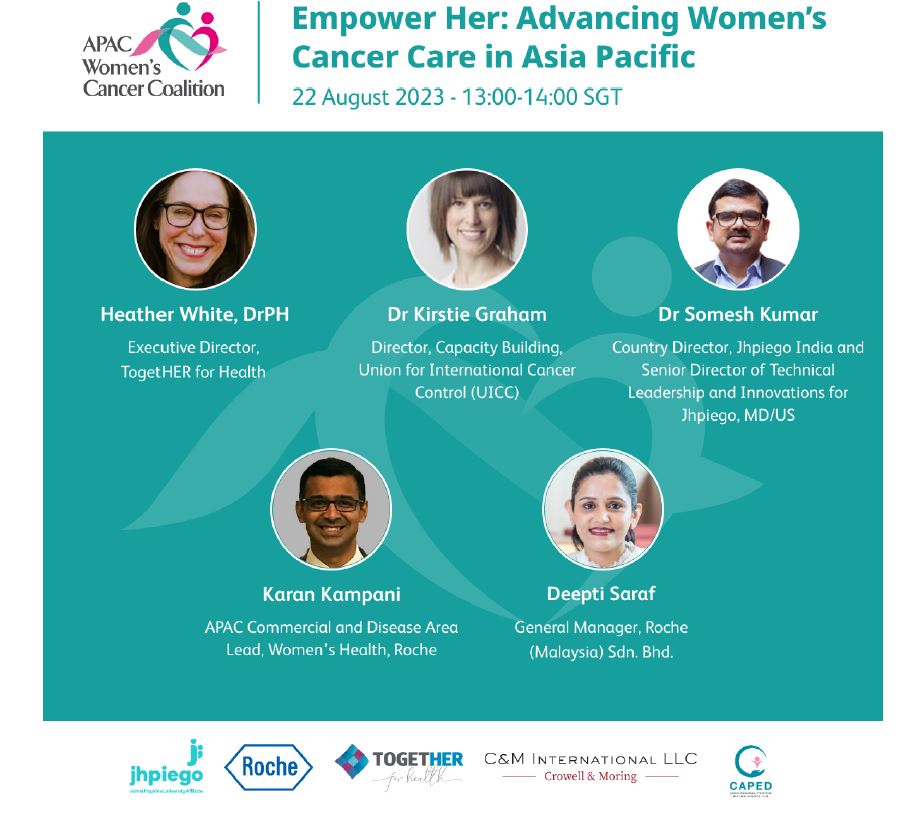 sofiatakinola's tweet photo. Did you know that women in #Asia are diagnosed with breast and cervical cancer at a disproportionately higher rate than the global average?  Register and join us on Tuesday Aug 22 https://t.co/uALAax3K5C to discuss the latest insights. https://t.co/bxABq8WJXf
