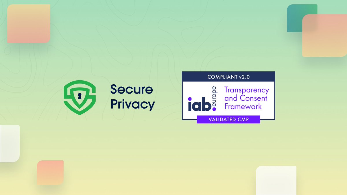SecurePrivacyAI's tweet image. 🔒 Secure Privacy is a registered CMP under the IAB TCF 🌟

You can find us in the TCF directory: iabeurope.eu/cmp-list/ 🏆

Here's to a future of responsible &amp;amp; compliant digital advertising! 🚀

#SecurePrivacy #IABTCF #TransparencyAndConsent #GDPRCompliance #DigitalAdvertising