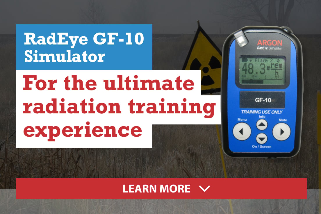 ArgonUK's tweet photo. The RadEye GF-10 Simulator safely simulates ionizing radiation for realistic scenarios indoors and outdoors with repeatable readings.
Discover more ๐ https://t.co/rpwgeLVFsD
#RadiationTraining #Radiation #HazMat #CBRN https://t.co/FJ7mWNWnuk
