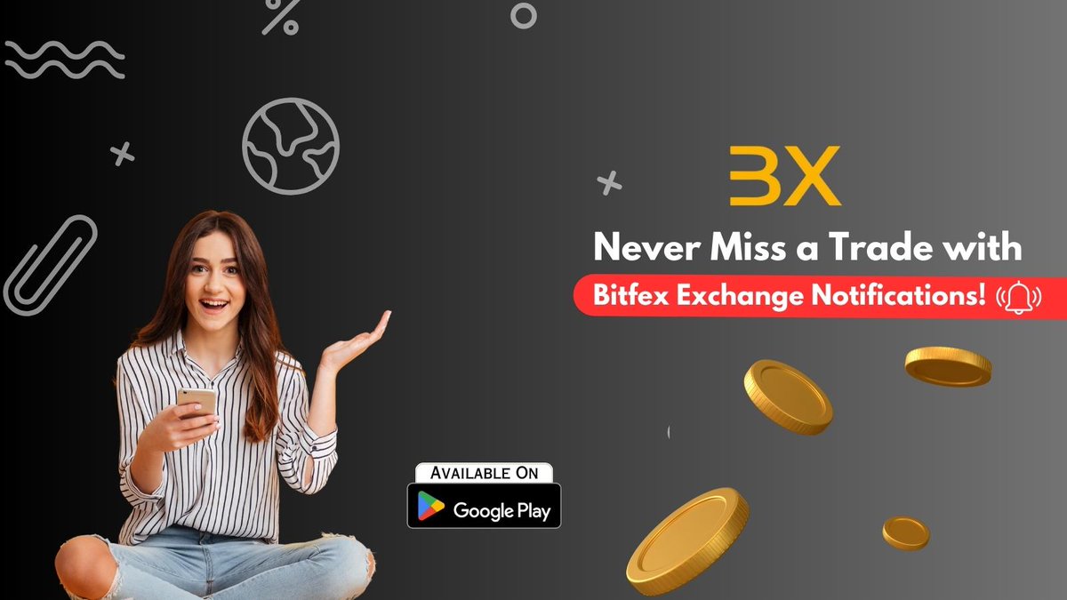 BitFex_Exchange's tweet image. 🔔 Turn on notifications and never miss a trading opportunity on bitfex Exchange! Our app keeps you updated with real-time market trends, ensuring you&apos;re always one step ahead! #realtimeupdates #bitfexExchange #crypto