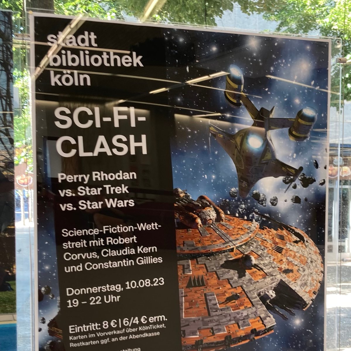 c_gillies's tweet photo. Morgen abend wirklich gar nichts zu tun? Dann komm zum Sci-fi-Clash 😉 Latente Warsler sind hochwillkommen!! https://t.co/63Hz8xWO2Y