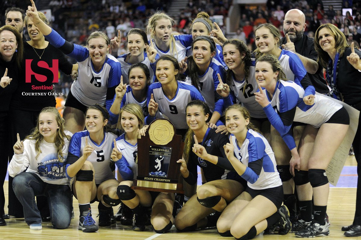 aurorasports's tweet photo. Blast from the Past: The BFTP image for Aug. 6, 2023, takes a look at the aftermath of the triumph of the @grandview_vb team at the 2014 Class 5A state tournament, which completed repeat - https://t.co/NWIPeXcFno @Grandview_HS @Grandview_TV @CHSAA #copreps #sentinelpreps #aurora https://t.co/F46T5KKVV7
