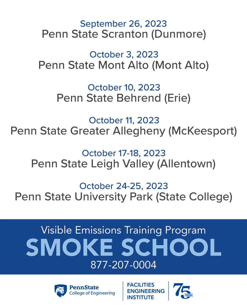 Penn State Facilities Engineering Institute tweet media