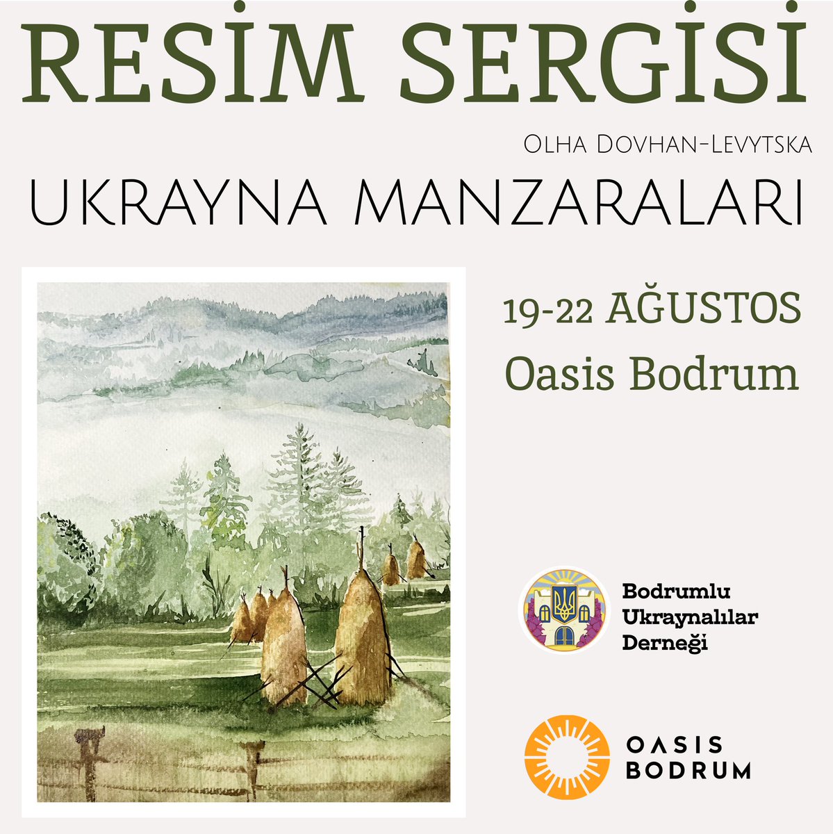 oasisbodrum's tweet photo. 22 Ağustos’ta Ukrayna Kültür Tanıtım Günleri kapsamında Bodrumlu Ukraynalılar Derneği işbirliğiyle çeşitli sahne gösterilerinin olacağı ve aynı zamanda Sümbül Sokakta Ukrayna Manzaraları resim sergisinin gerçekleşeceği bu muhteşem etkinliğe hepiniz davetlisiniz! 🇺🇦 🖼️ 🛍️ https://t.co/y2w02cWxnI