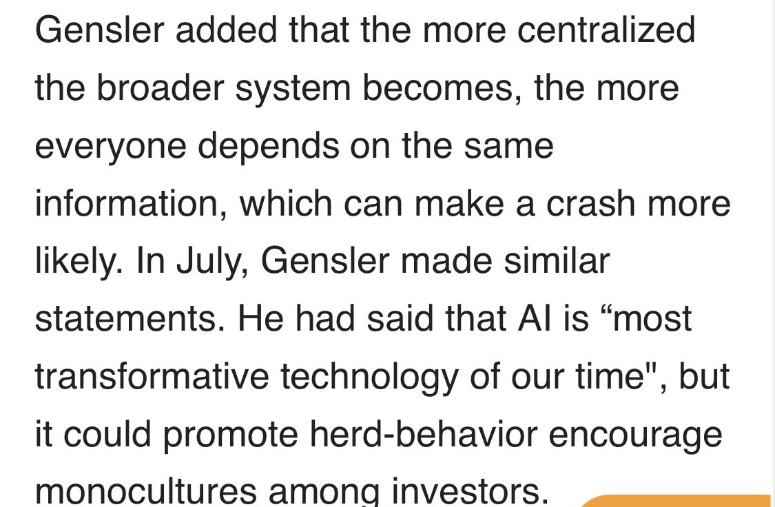 By this logic wealth should also be #decentralised why just #ai ?