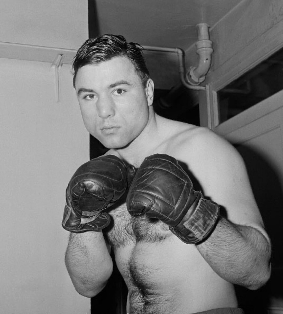 George Chuvalo had 93 professional fights and squared off with six heavyweight champions, including George Foreman, Joe Frazier, and Muhammad Ali twice. He never got knocked down. Ever. Badassery.