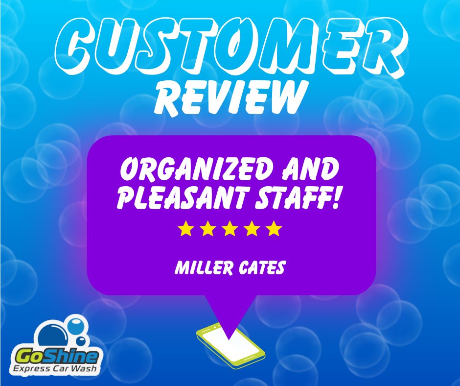 goshinems's tweet photo. Thank you so much for the wonderful review! We always strive to give our customers the best experience!
#GoShineExpress #BrandonMS #RidgelandMS #GluckstadtMS #MadisonMS #FlowoodMS #OxfordMS #FreebieFriday #carwash https://t.co/okOpwIOXWt