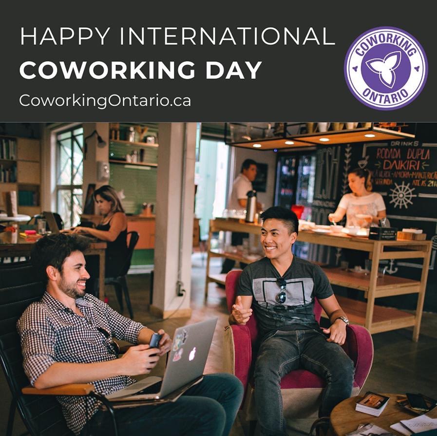 #Coworking is more than a place to work. It's a thriving community where you can connect with fellow entrepreneurs and remote workers. Join us on this #InternationalCoworkingDay and experience the magic of collaboration, and the joy of working together. CoworkingOntario.ca