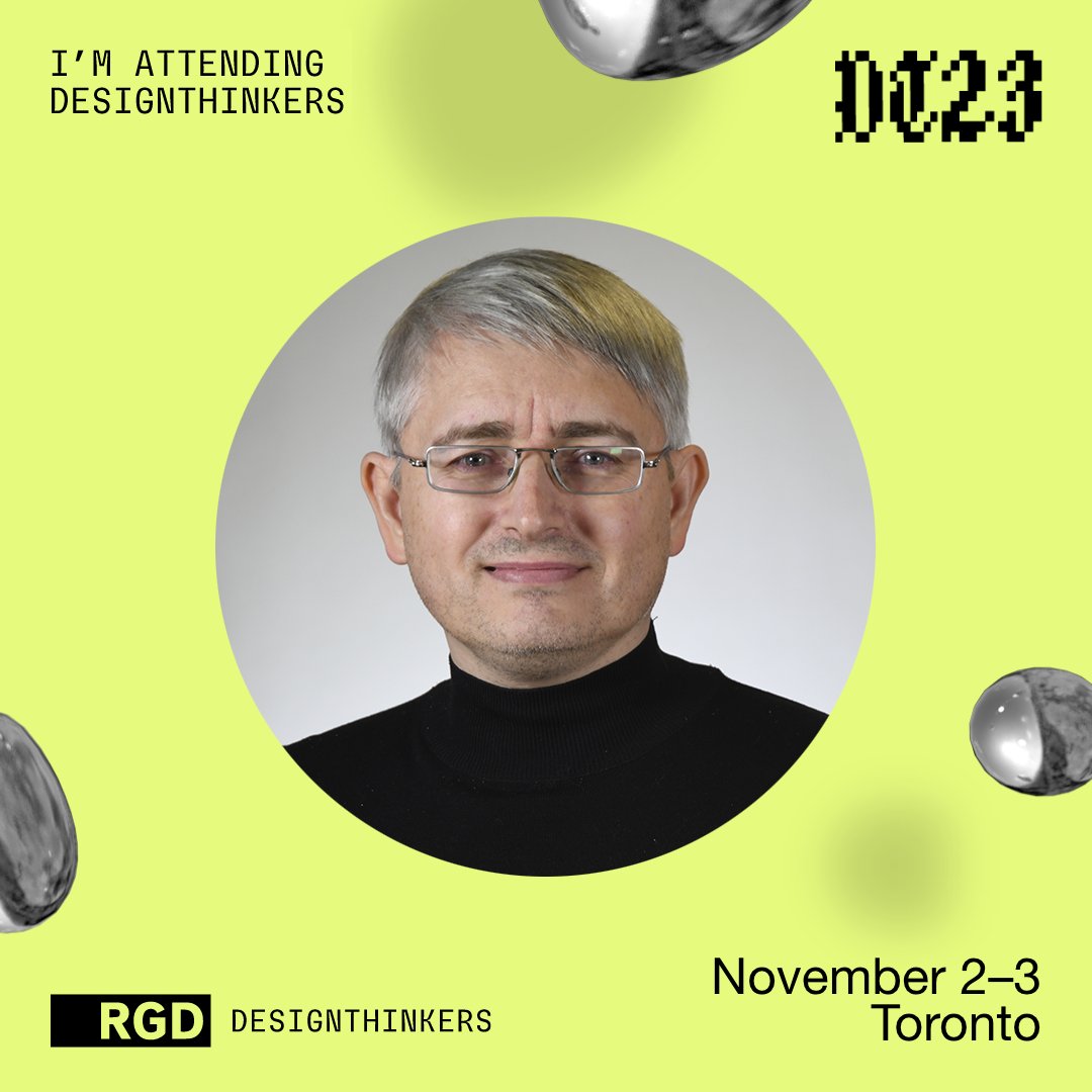makhinko's tweet photo. I’m excited to be attending @RGD’s DesignThinkers conference in Toronto this November 2–3. Looking forward to exploring design practice, getting inspired and connecting with other designers. 🥳 Let me know if I’ll see you there! #rgdDT #rgdDT #DesignThinkers #TorontoDesigners https://t.co/EwWeR5IR9t