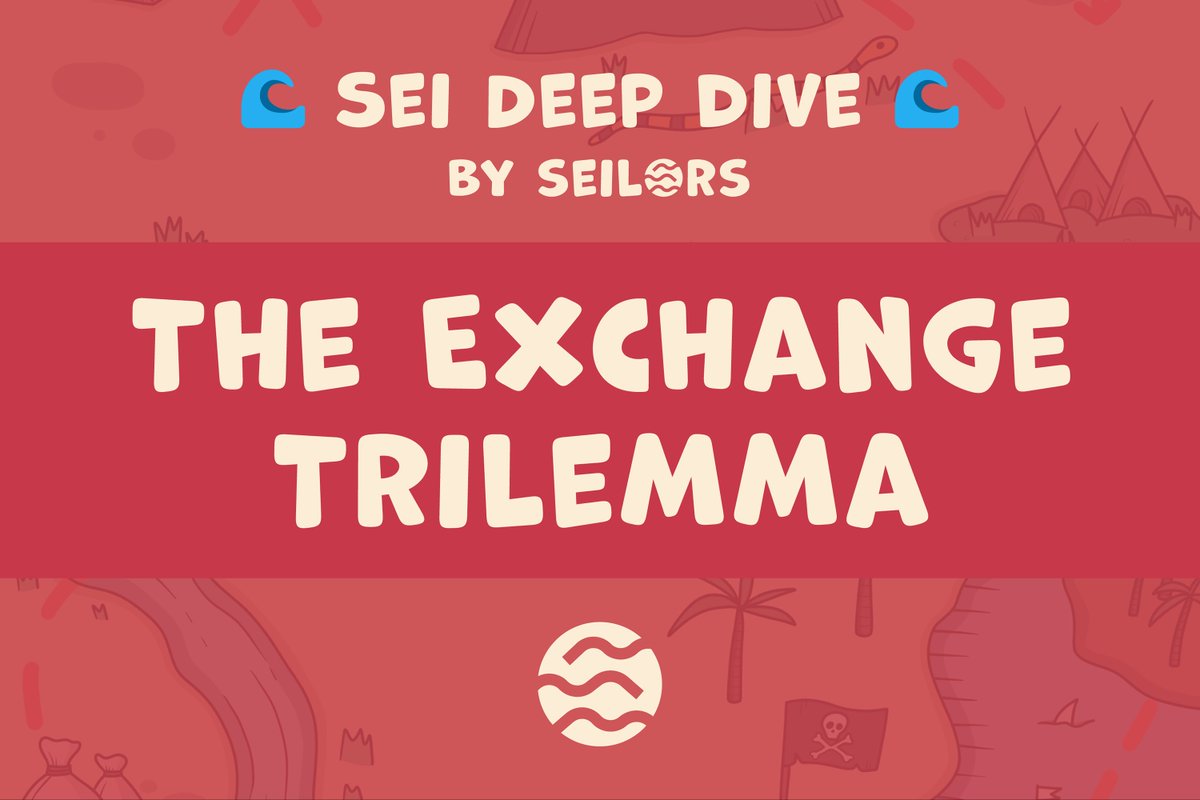 SeilorsNFT's tweet photo. 🌊 Sei Deep Dive 🌊

Edition 1️⃣: The Exchange Trilemma - Navigating the Tides of Scalability, Efficiency, and Decentralization

Join us as we embark on this thread 🧵 journey, unraveling how Sei is charting new paths in the realm of digital asset exchanges. 🚢 https://t.co/m7tIz7FfIb