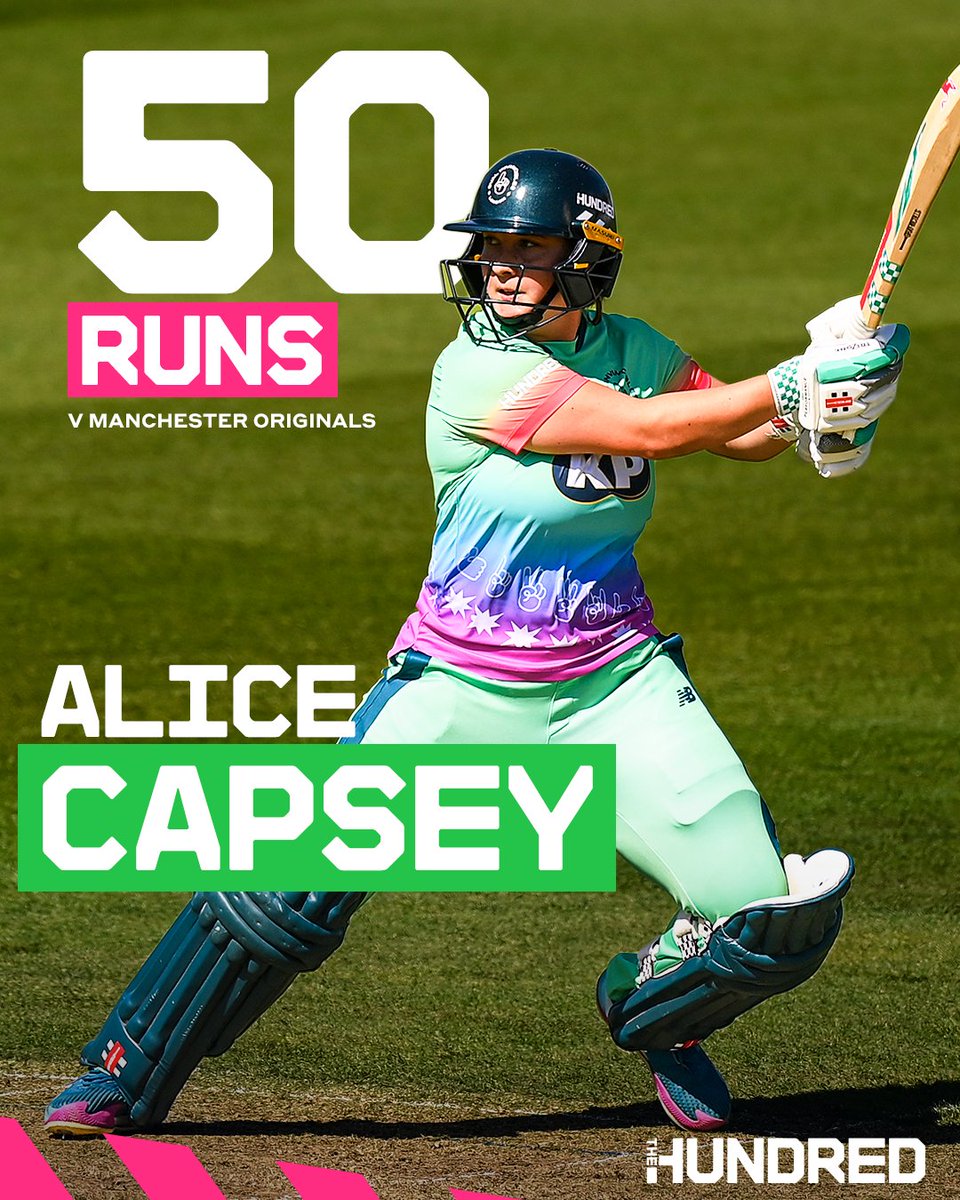 An unbelievable talent 🌟

How good is @AliceCapsey? 😮‍💨

#TheHundred