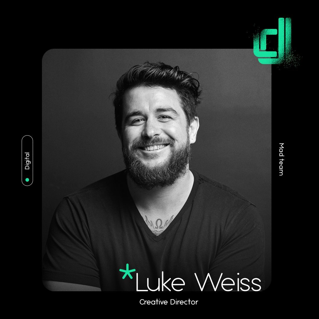 Congrats to Luke Weiss on his recent promotion to CD at Mad! With 10+ yrs of experience in the creative field, he leads our digital team in crafting compelling user-centric experiences for digital products. When he’s not obsessing over UX flows and design patterns, you can find