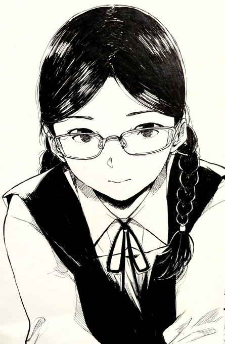 【文化遺産】三つ編みメガネ 