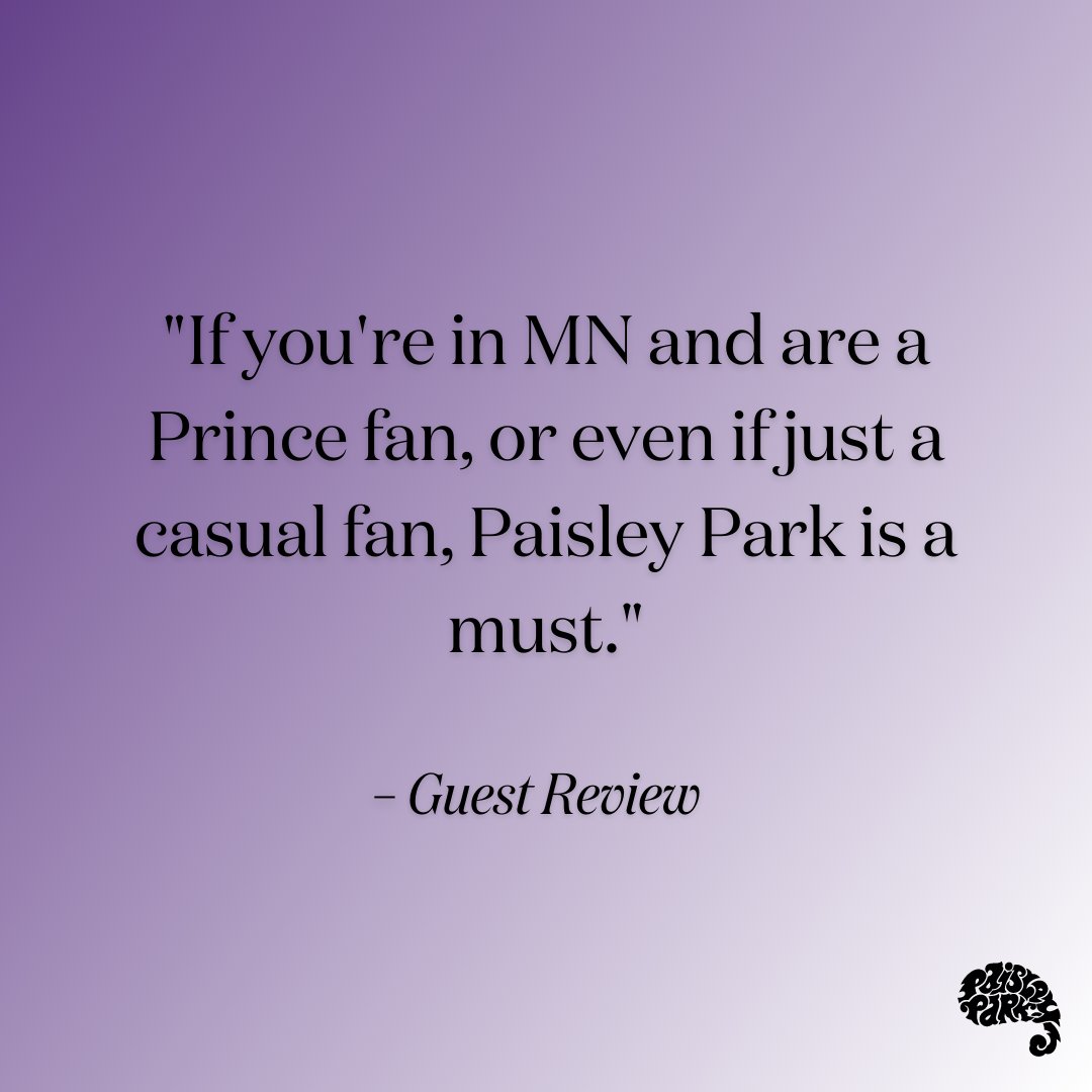 Plan your visit to Paisley Park today! Visit paisleypark.com for ticket information. #PaisleyPark #Prince #Prince4Ever