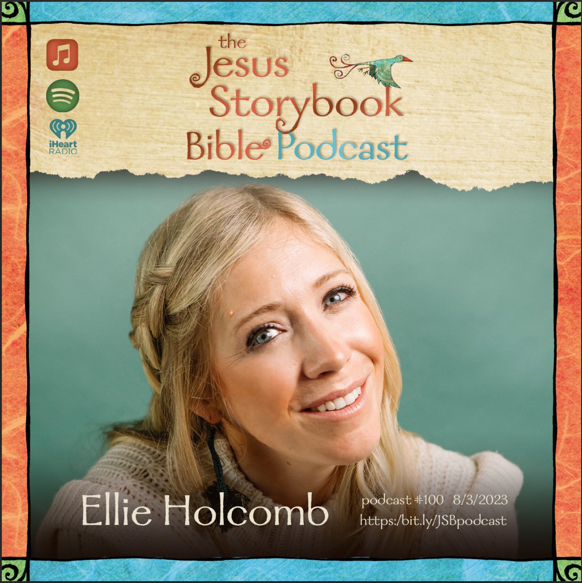 MergePR (@mergepr) on Twitter photo ICYMI: Celebrate the 100th episode of the Jesus Storybook Bible Podcast with guest host, singer Ellie Holcomb! Listen now! 🎶💛🎧 <a href="/ellieholcomb/">Ellie Holcomb</a> bit.ly/JSBpodcast ICYMI: Celebrate the 100th episode of the Jesus Storybook Bible Podcast with guest host, singer Ellie Holcomb! Listen now! 🎶💛🎧 <a href="/ellieholcomb/">Ellie Holcomb</a> bit.ly/JSBpodcast