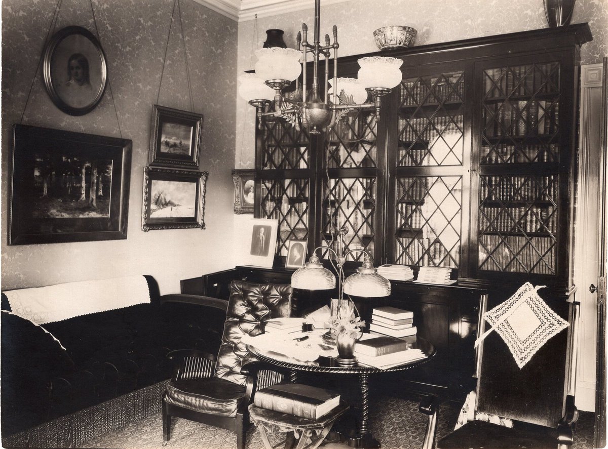 rjdmuseum's tweet photo. Daughter Amelia’s journals are particularly detailed as to her reading habits. On April 1, 1874, for example, she was reading a biography of Felix Mendelssohn, Henry Wadsworth Longfellow’s "Kavanagh," and Homer's epic poem the "Iliad." https://t.co/Y7cvxG4F06