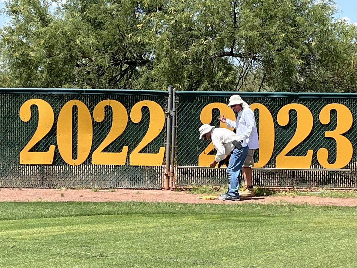 BaseballCDO's tweet photo. Thank you to Cook Signmakers for updating our walls for 2023.

#CDObaseball | #DoradoStrong https://t.co/H6CX281sbZ