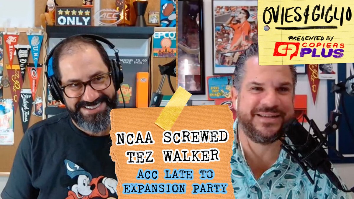 joeovies's tweet photo. O+G #45: NCAA screwed UNC's Tez Walker | ACC late to expansion party | @hholdenthorp interview
📺: https://t.co/eOwuTUfzs9
📻: https://t.co/yomscSqdKT
Plus, @giglio_OG and I welcome a listener in-studio to play #OGMixtape… https://t.co/QLPVfNU6Jg