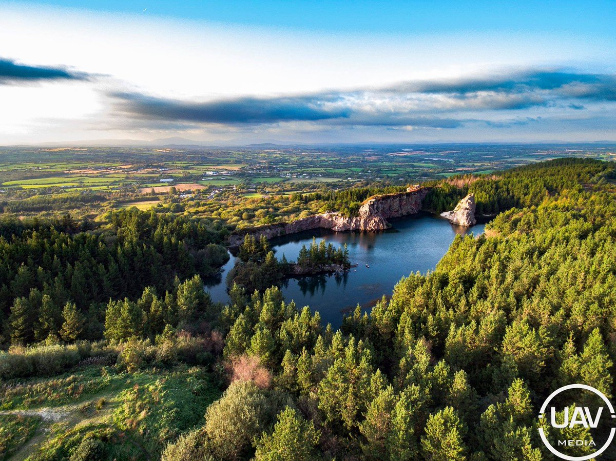 Carrigfoyle Quarry in #Barntown. Taken by UAV Media. #Wexford #Ireland