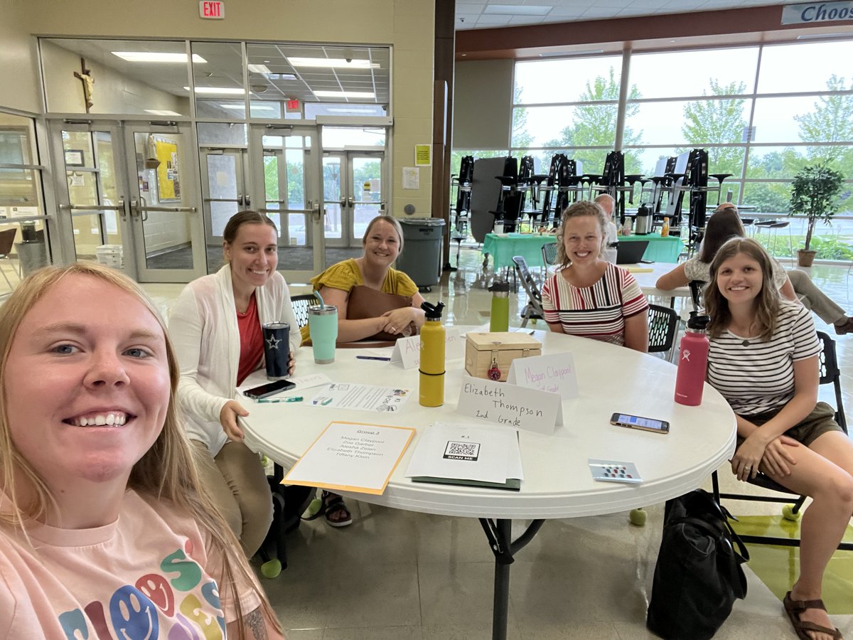 The annual New Staff Scavenger Hunt has begun! This year is an upgraded version with a breakout box. Good luck, teams! <a href="/ColumbusSailors/">Columbus Catholic High School</a> <a href="/CVCS_Waterloo/">Cedar Valley Catholic Schools</a>