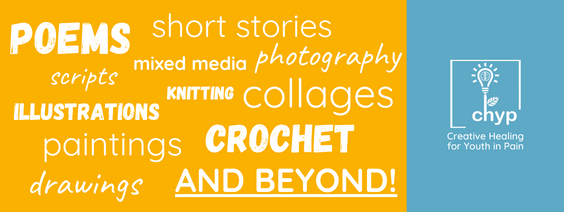 📣OPEN FOR SUBMISSIONS!📣
We are looking for any type of creative work so long as it's created by teens or young adults suffering from chronic pain. There are no limits to what kind of creative work you can submit!
For more info, visit the link below!
forms.gle/McsMjCuAGDjkBP…