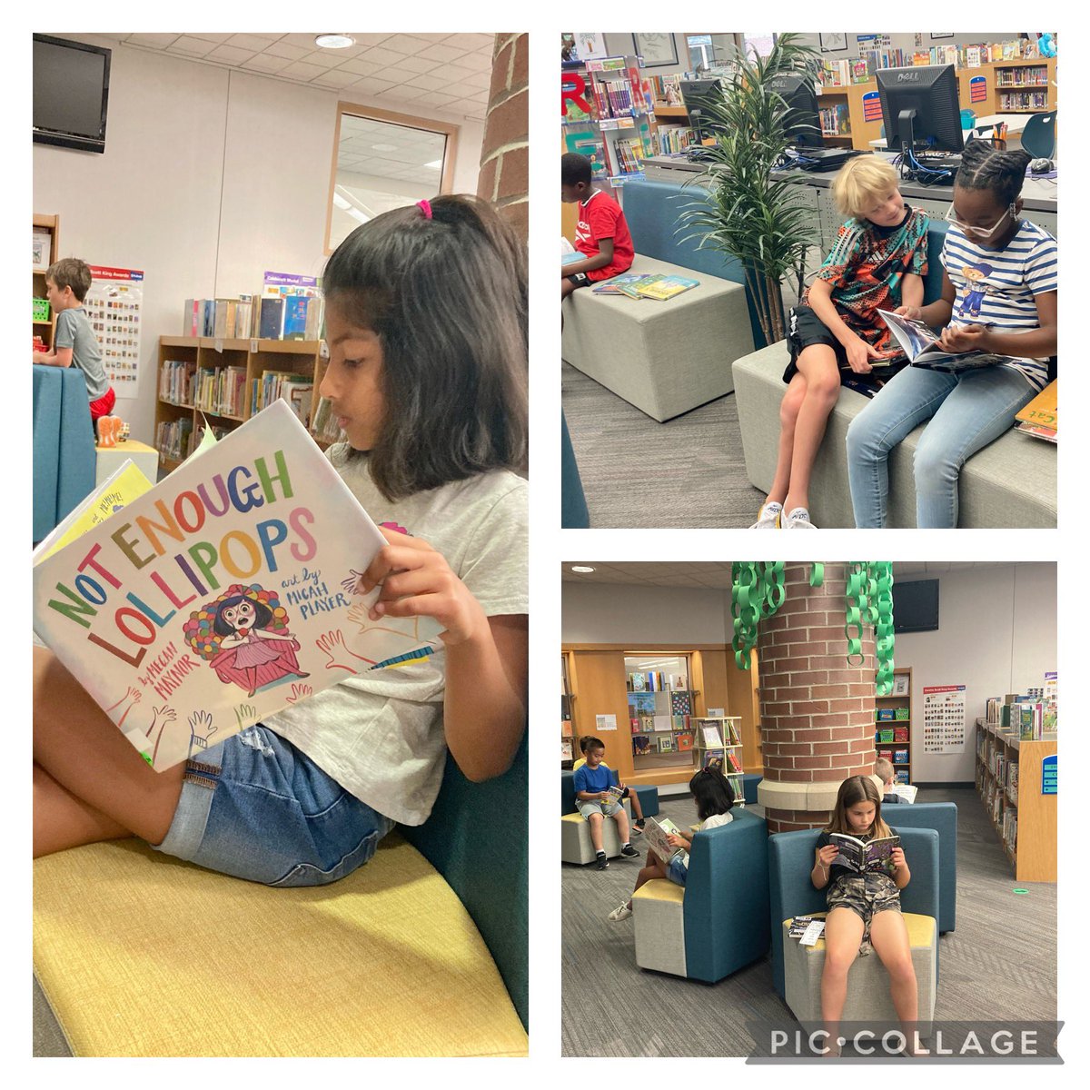 Thrilled to have the kids back in the library! 🥰 I’ve missed them!!  <a href="/TowneMeadow/">Towne Meadow</a>