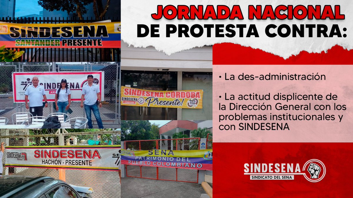 Apreciada, Ministra <a href="/GloriaRamirezRi/">Gloria Inés Ramírez Ríos</a>, por favor intervenga <a href="/SENAComunica/">SENA</a>:

- Baja ejecución
- Politiquería🚩🟦 CR🌻CD🪚💸💼
- Infraestructura sin atender
- Aprendices afectados
- Instructores desmotivados

¡𝐐𝐮𝐞 𝐞𝐥 𝐂𝐚𝐦𝐛𝐢𝐨 𝐥𝐥𝐞𝐠𝐮𝐞 𝐚𝐥 𝐒𝐄𝐍𝐀!✊🏼
_
<a href="/JorgeELondonoU/">Jorge Eduardo Londoño Ulloa</a>