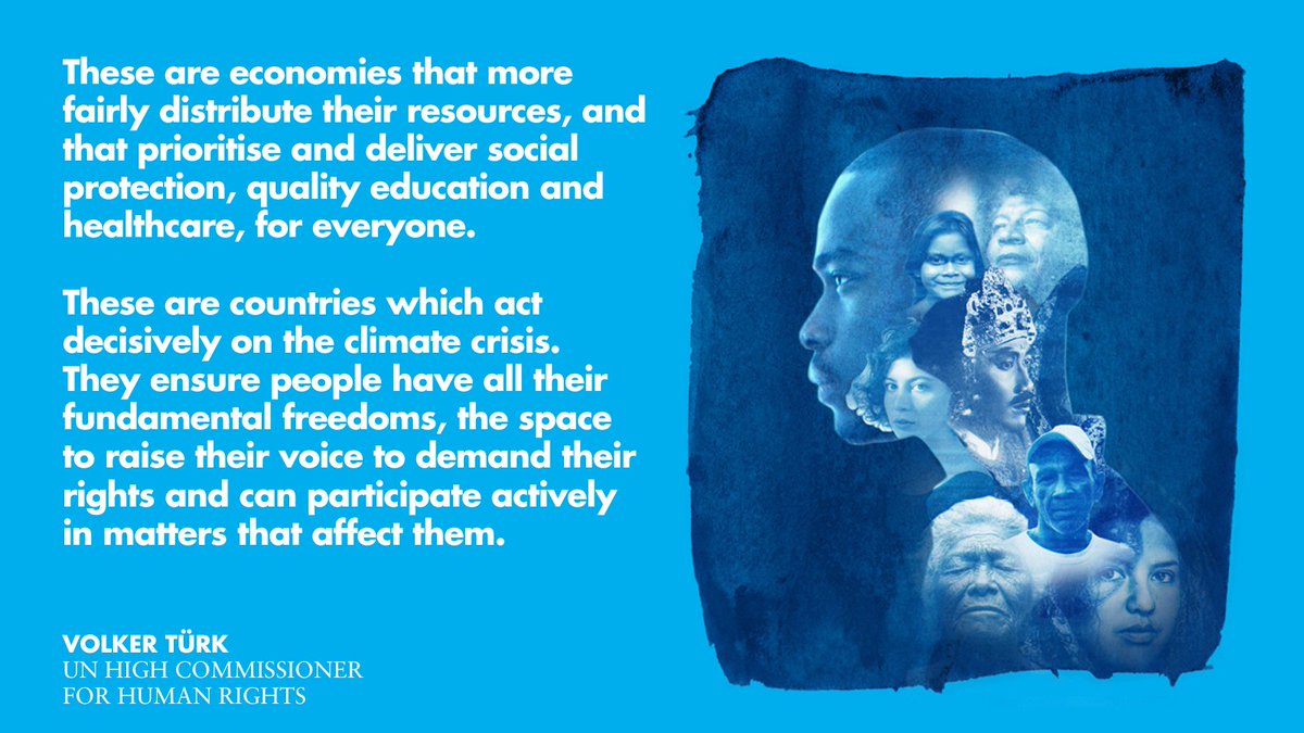 In times of crisis, economies falter. Investment declines and jobs suffer. Inequalities widen, and deepen.  But economies anchored in human rights can withstand these shocks. Message by @volker_turk: ohchr.org/en/statements/…