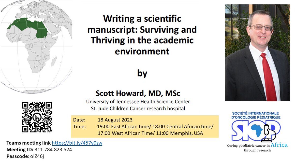SIOP-Africa (@siopafrica) on Twitter photo The <a href="/SIOPAfrica/">SIOP-Africa</a> Research team brings you a free meeting on Writing a Scientific Manuscript: Surviving and Thriving in the Academic Environment. Join us on 18 March 19h00 East African Time. <a href="/WorldSIOP/">SIOP International</a> <a href="/SIOP_GHN/">SIOP Global Health</a> The <a href="/SIOPAfrica/">SIOP-Africa</a> Research team brings you a free meeting on Writing a Scientific Manuscript: Surviving and Thriving in the Academic Environment. Join us on 18 March 19h00 East African Time. <a href="/WorldSIOP/">SIOP International</a> <a href="/SIOP_GHN/">SIOP Global Health</a>