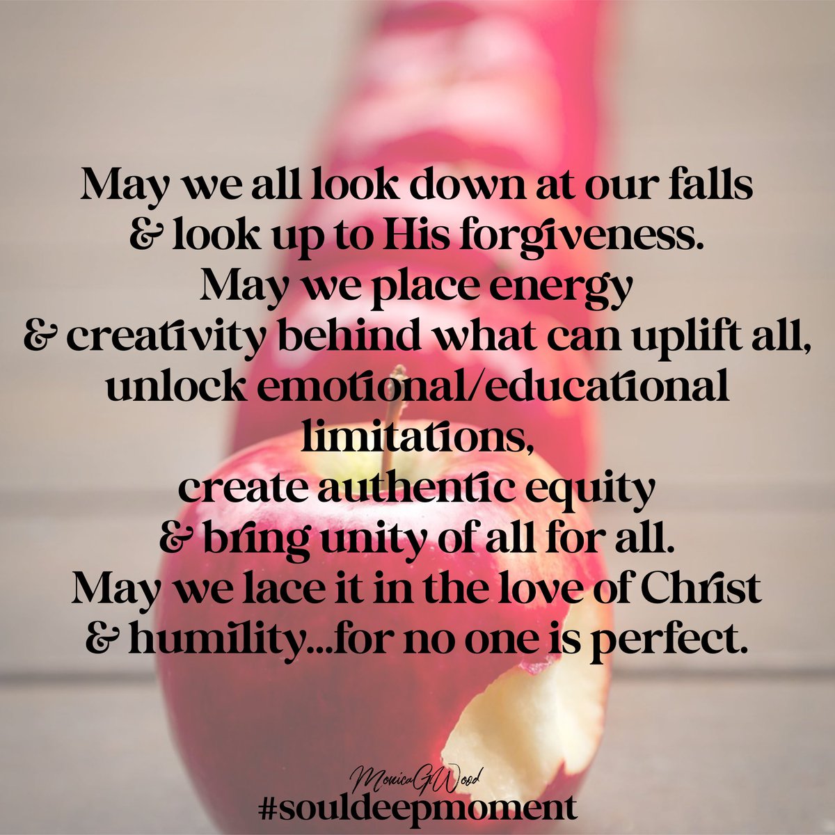 TheMoWood's tweet image. May we all look at our falls &amp;amp; look up to His forgiveness. May we place energy &amp;amp; creativity behind what can uplift all, unlock emotional/educational limitations, create authentic equity &amp;amp; bring unity of all for all. May we lace it in the ♥️ of Christ &amp;amp; humility 4 no 1 is perfect.