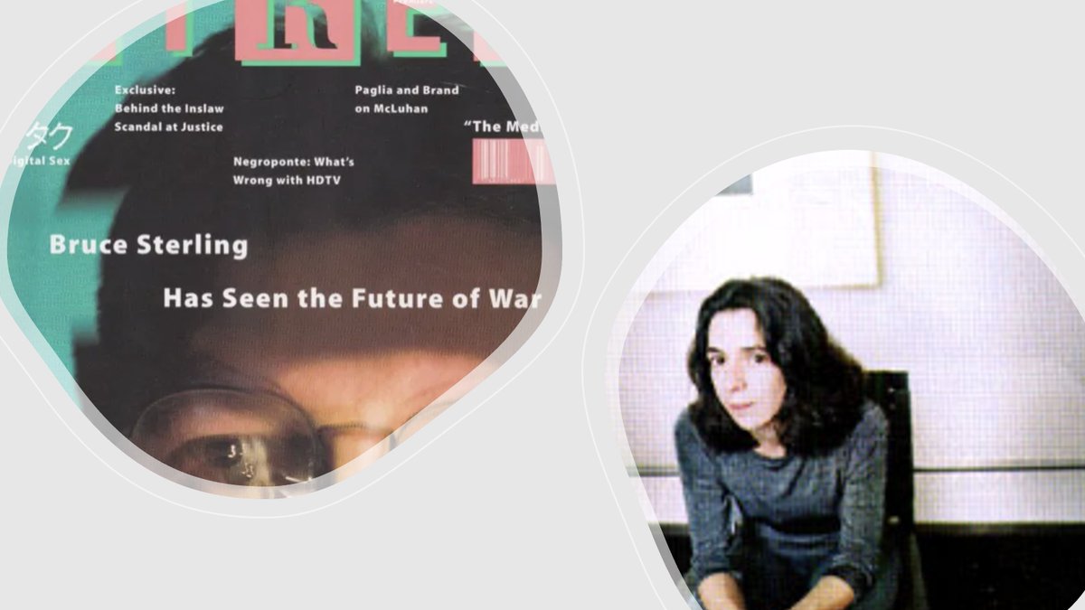 DrMarcAnton's tweet image. I hadn't realised that #WIRED magazine enlisted #SadiePlant for their first issue in 1995 -- then a lecturer at Birmingham's #CCCS. The short article is called 'Crash Course' and you can find it here: rb.gy/aky8o