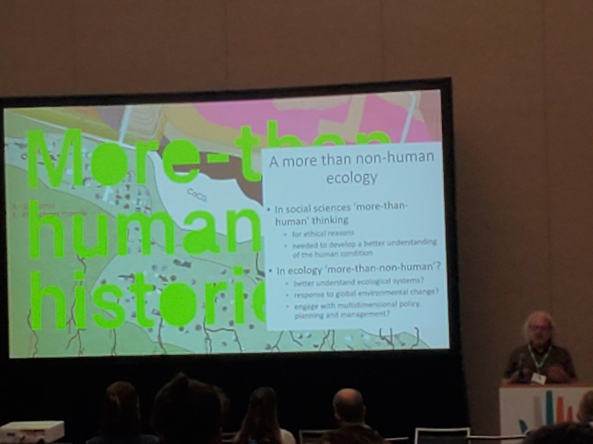 More-than-nonhuman-ecology ! Great arguments for integrating people and nature by <a href="/davekendal/">Dave Kendal</a> #ESA2023