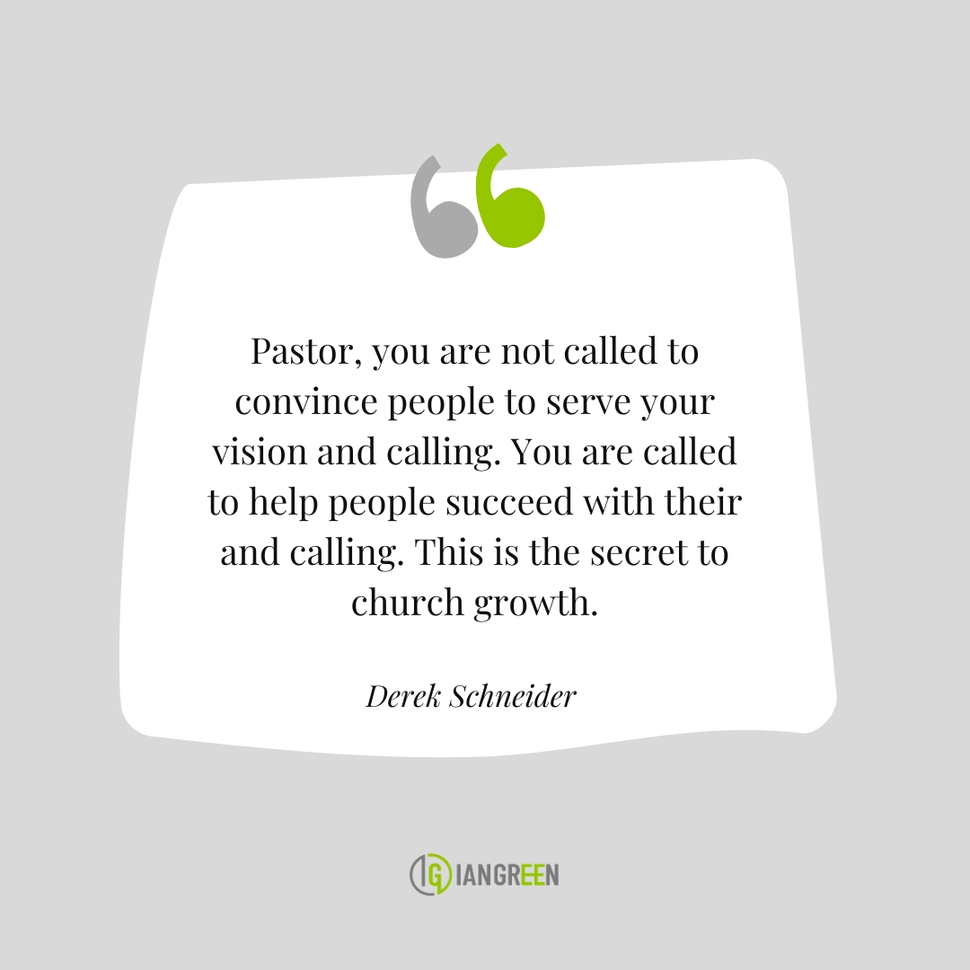Ian_Green's tweet photo. "Pastor, you are not called to convince people to serve your vision and calling. You are called to help people succeed with their and calling. This is the secret to church growth." - Derek Schneider
#IanGreen #GlobalTransformation #CommunityTransformation https://t.co/8lvB1EFhBl