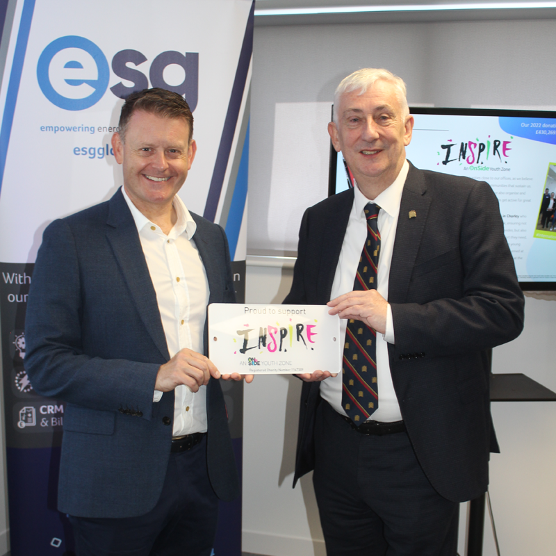 ESG have now become Platinum Patron's of Inspire Youth Zone Chorley <a href="/inspireyz/">Inspire Youth Zone</a> ⭐️ 

🤝 We have supported Inspire Youth Zone for a number of years - and we were thrilled to be presented with a plaque by  <a href="/LindsayHoyle_MP/">The Rt Hon Sir Lindsay Hoyle MP</a> 

We are all incredibly proud of the impact we’ll make 👏