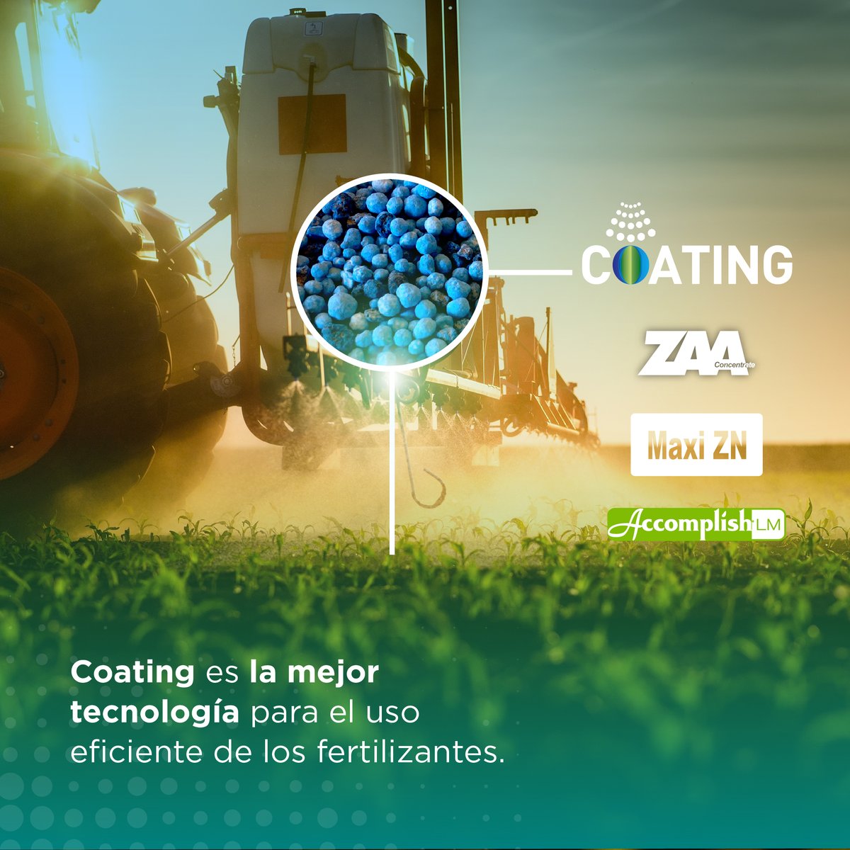 🌱 Mejorá la eficiencia de tus fertilizantes con la tecnología 💦C O A T I N G 💦 .

Nuestros consultores técnicos te acomapañan a tomar las mejores decisiones sobre tu lote.

#MásNutrienParaVos #MásEficiencia #Coating