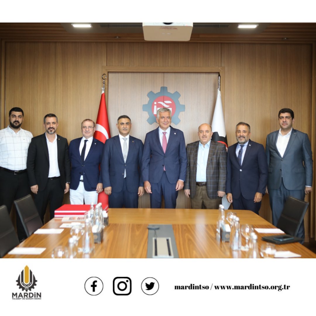 mardintso's tweet photo. Yönetim Kurulu Başkanımız Sn.Hatip ÇELİK, Meclis Başkanımız  Sn.Sebahattin EVRENSEL, Yönetim Kurulu Üyemiz Sn.İbrahim BATUK ve Başkan Danışmanı Sn.Mehmet UNCU, İstanbul Sanayi Odası Yönetim Kurulu ile toplantı gerçekleştirdi. 
@HatipCelik47 @istsanayiodasi #mardintso #iso https://t.co/KGb7IEdYaP
