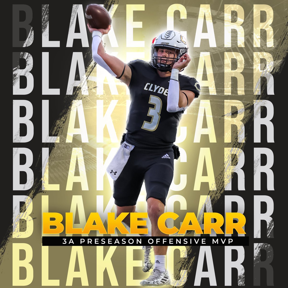 Big Country Blitz 3A Preseason Offensive MVP: Blake Carr

Clyde senior quarterback Blake Carr is the preseason pick as the best 3A offensive player in the Big Country.

bigcountryblitz.com/blog-2/big-cou…