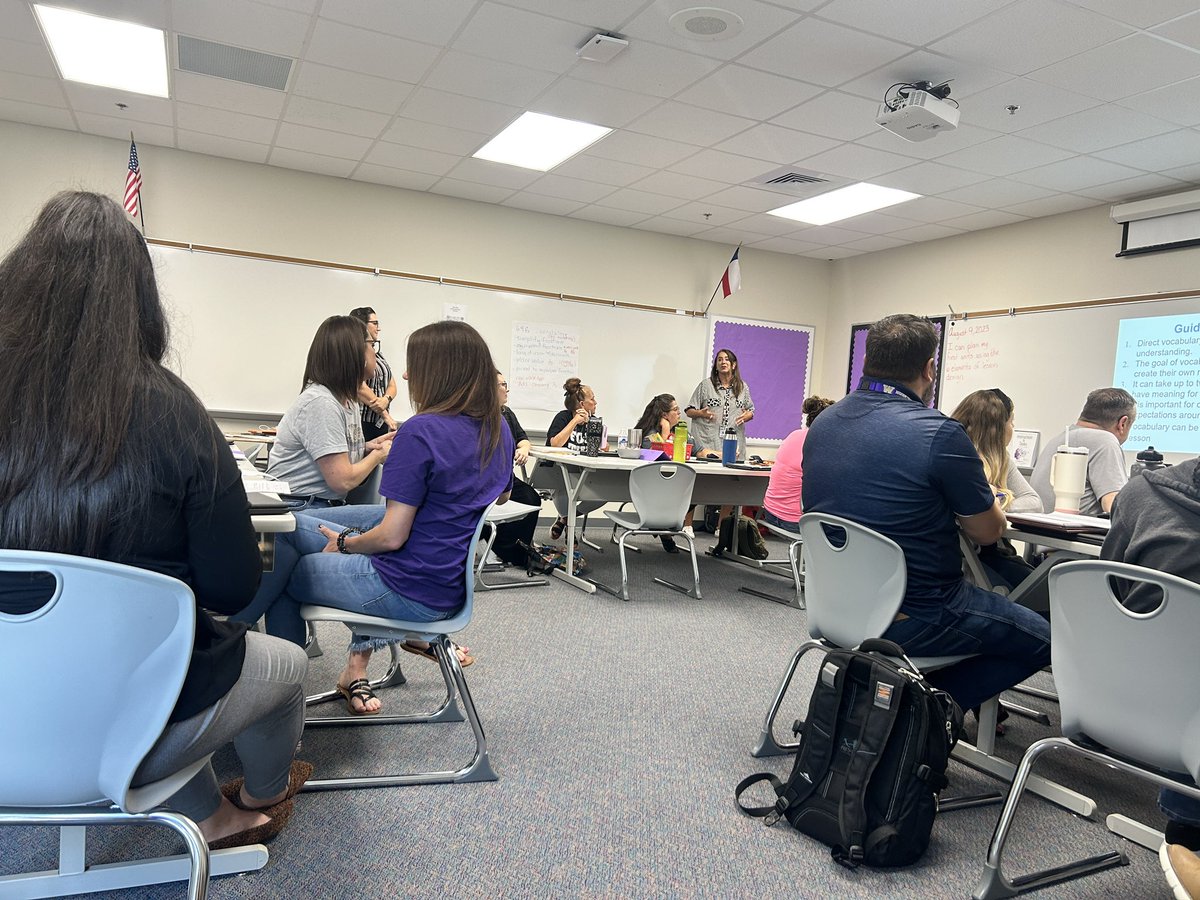Our new <a href="/LLMSLynx/">Lucas Middle School</a> math/science instructional coach is sharing her knowledge of vocabulary in the math classroom! Teachers are getting ready to welcome kids!!!!