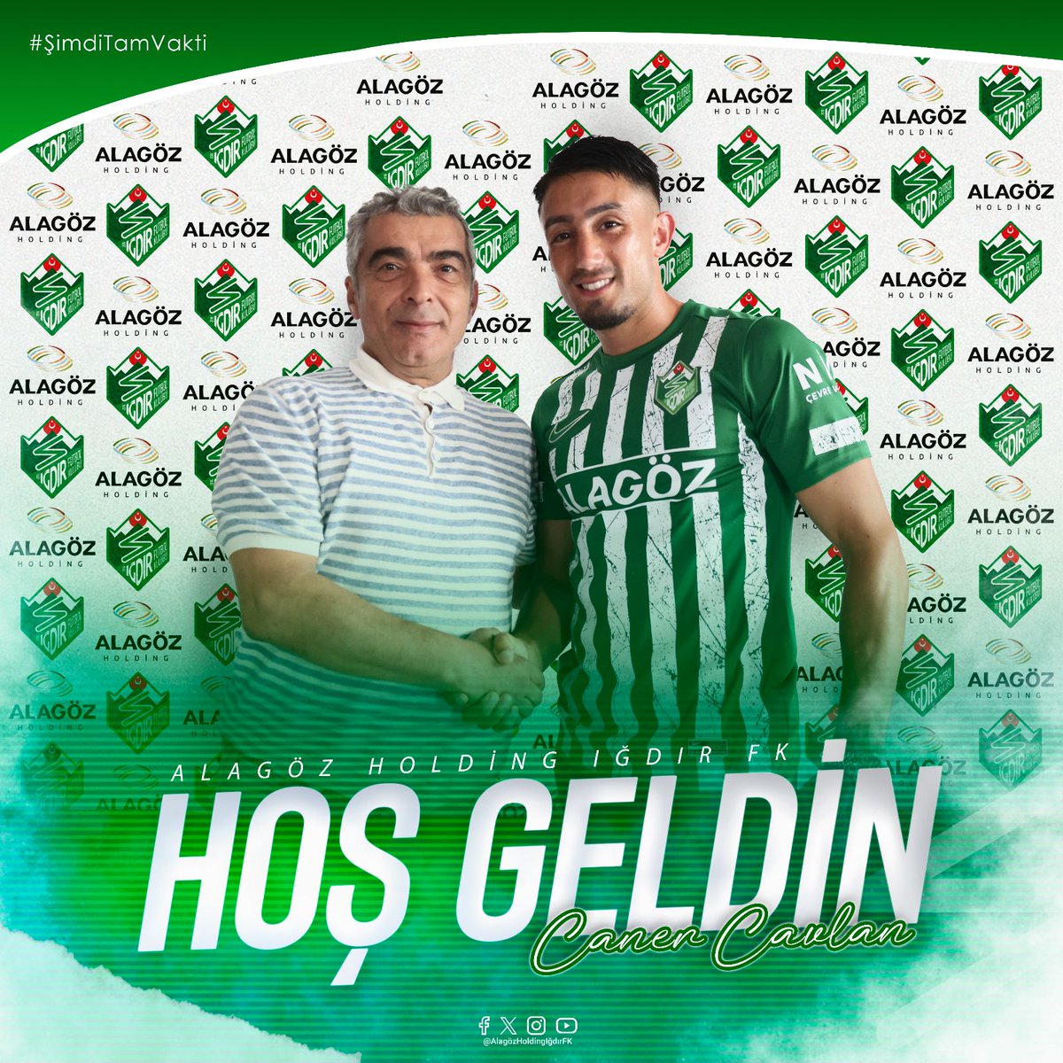💪🏻 Ailemize Hoş Geldin Caner Cavlan! 💚🤍
Kulübümüz, Bandırmaspor’dan transfer ettiği Caner Cavlan ile sözleşme imzalamış bulunmaktadır. ✍ 

#ŞimdiTamVakti