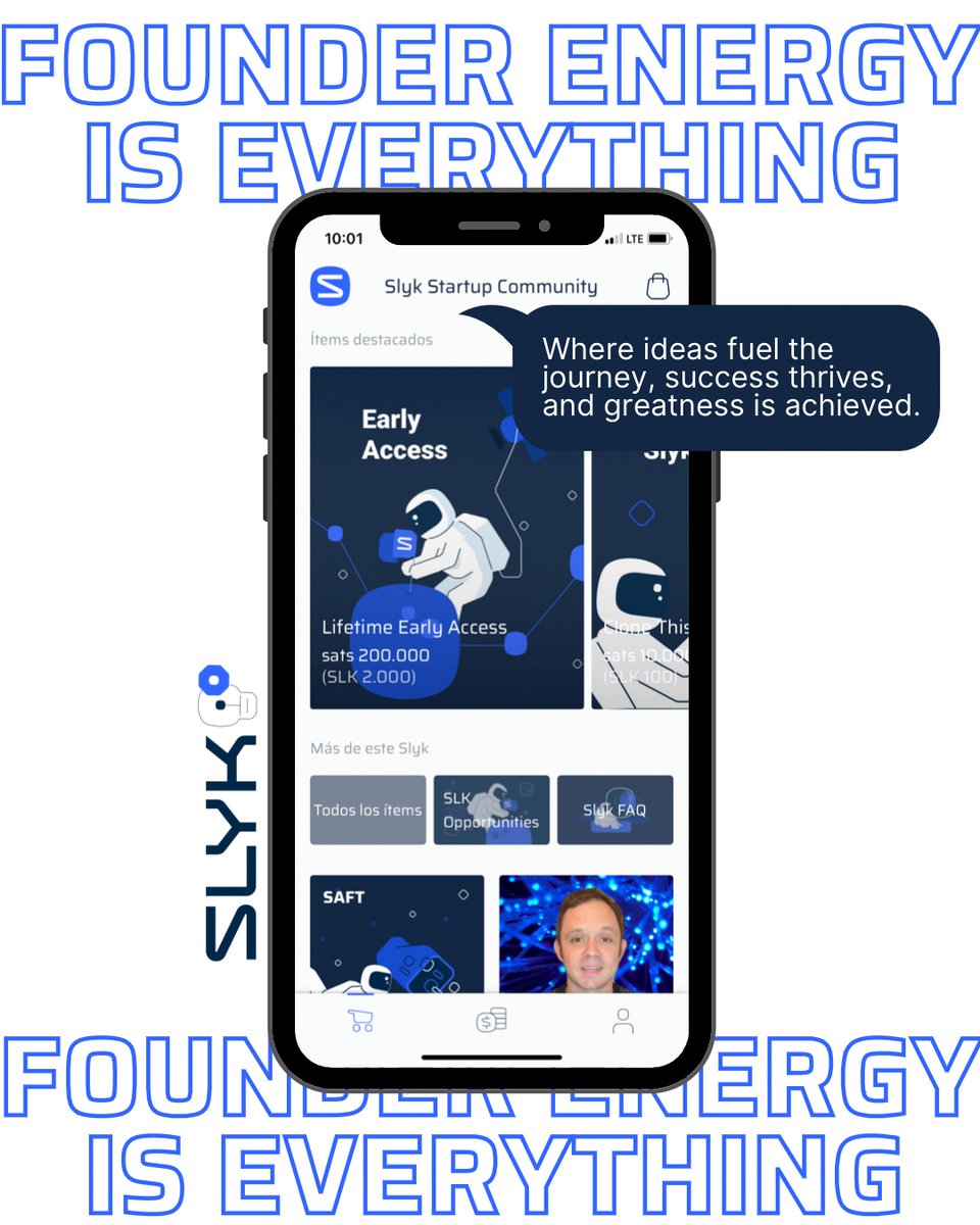 slykHQ's tweet photo. Trust in your founder energy and unlock the limitless power within you. 🚀

Launch today with https://t.co/LFZ4d1hdZl. 💪

#StartupSuccessIsSlyk

#inspiration⁣ #startup⁣ #mindset⁣ #goals⁣ #lifestyle⁣ #howto⁣ #entrepreneurs⁣⁣
#smallbusiness⁣ #slyk⁣ #slykcess⁣ https://t.co/ePEbU86ySF