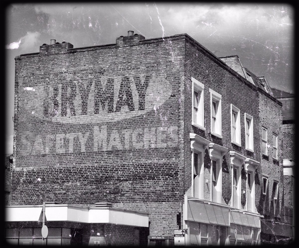 ... match makers (2018) ... #london #earlscourt #uk #brick #british #buildings #company #business #urban #oldbuildings #history #advertisement #blackandwhite #monochrome #vintage #architecture  #mood #atmosphere #silence #wallart #imagination #oldtimes