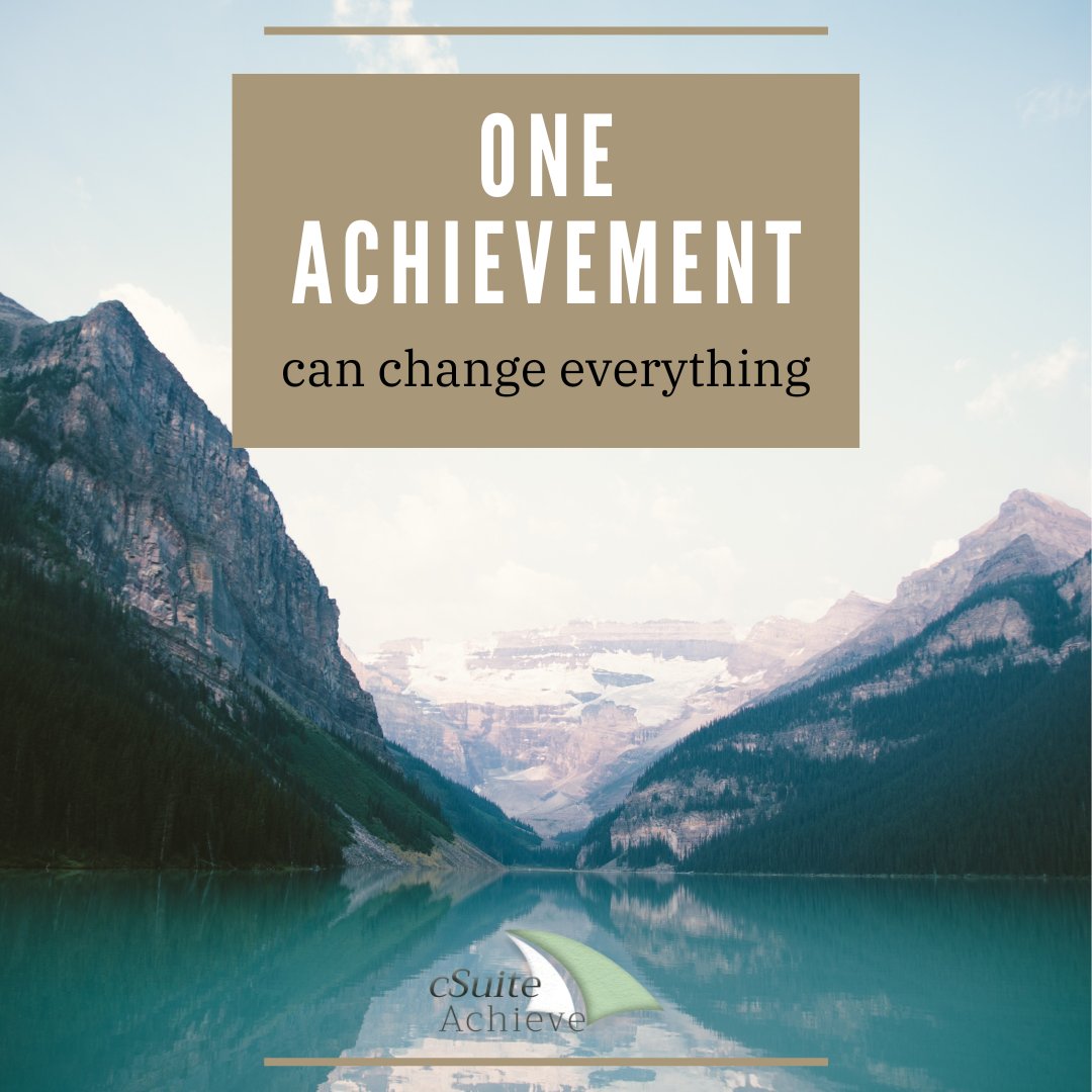 csuiteAchieve's tweet photo. it's true, one Achievement can change everything, IF it's the right one. But the cycle of Achievement never needs to end. https://t.co/B3QiPNDGS5