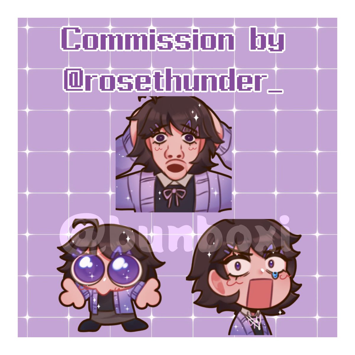 bunboxi's tweet photo. 🌷12$ for 3 emotes 😋~

#emoteartist #emote #commisionart #commissions https://t.co/MxJvQIoP0A